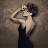 Aperturee - Flower Vintage Abstract Backdrop For Photography